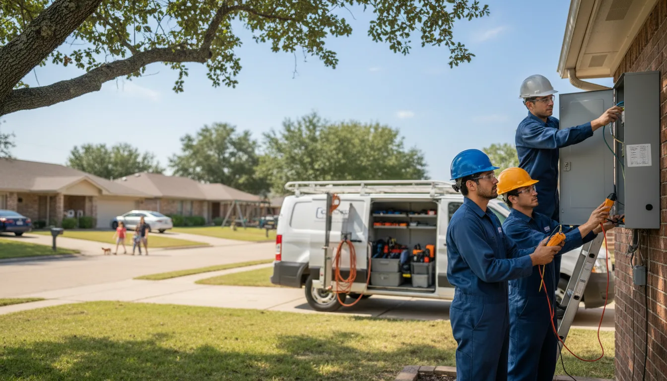 Certified electrician providing emergency electrical services in Freedom, PA
